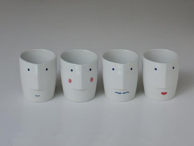 4 gezichten facecup